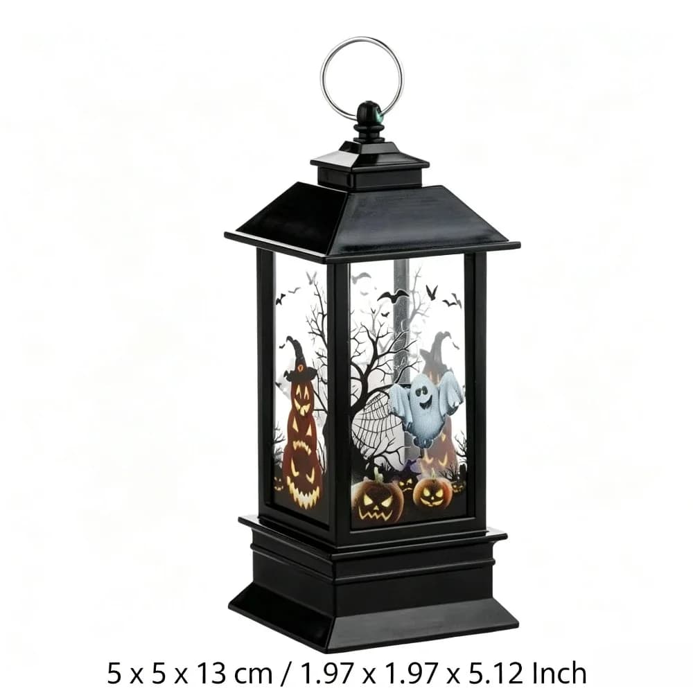 Mini LED-lykt nattlys, Halloween-dekor