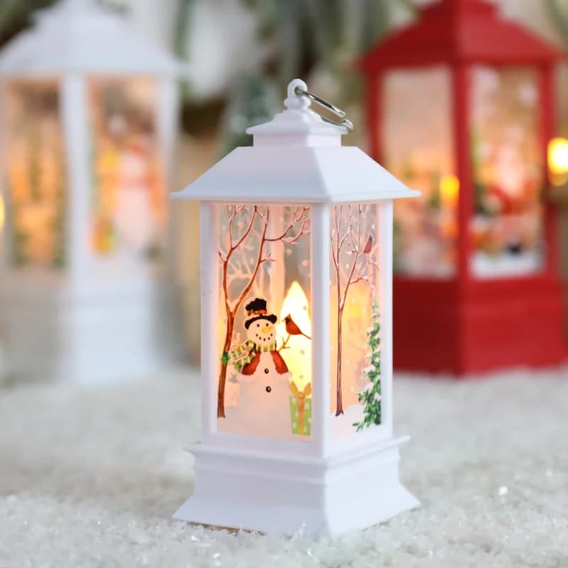 Mini LED-lykt nattlys, Halloween-dekor