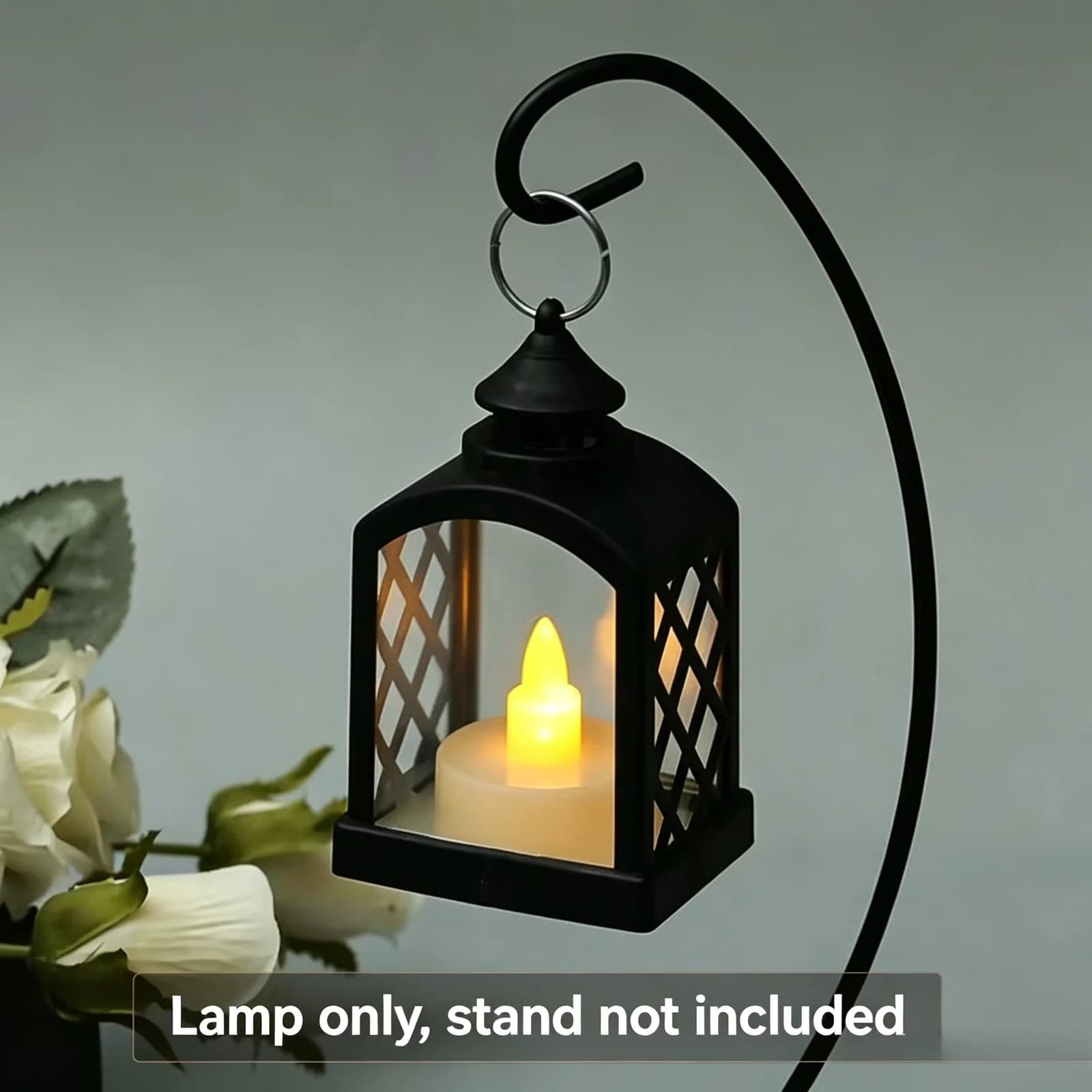 Retro mini LED-lanterne med varmt lys for dekorasjon