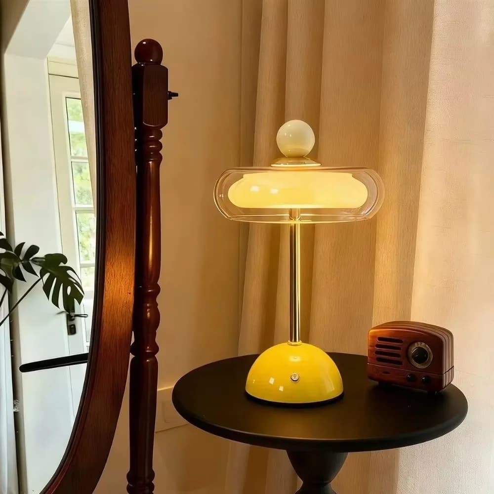 Dimbar Glass Touch Switch Skrivebordslampe