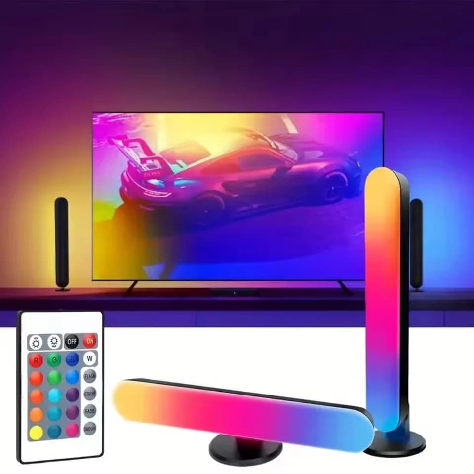 USB-oppladbar RGB lysrør med musikkrytmesynk