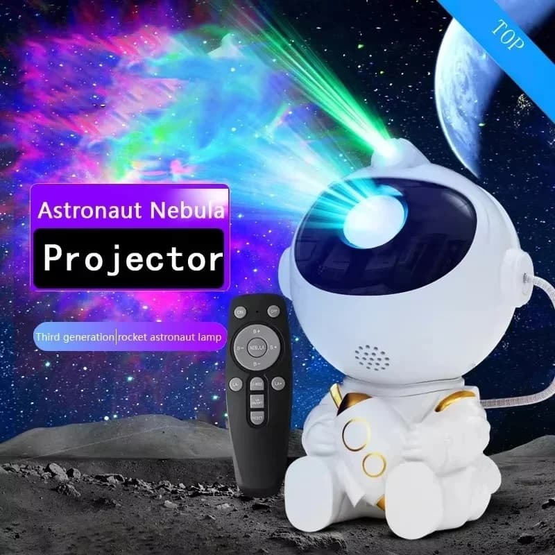 Astronaut romprojektor LED-nattlys
