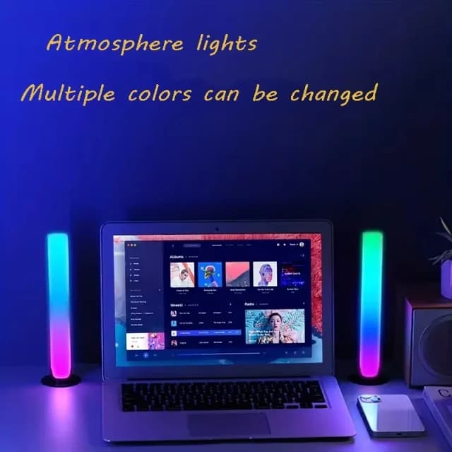 USB-ladbar RGB rytmeplukkerlys